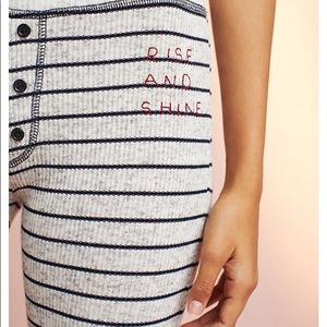 Sundry for Anthropologie Rise and Shine Thermal PJ